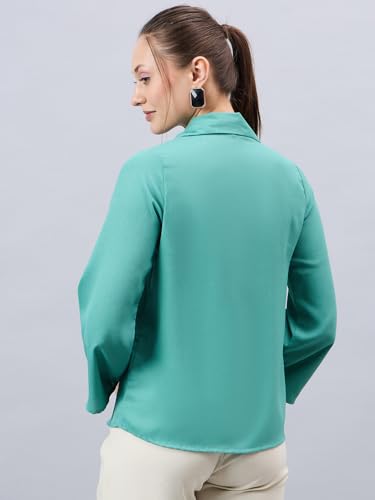 Image of Style Quotient Women Solid Regular Fit Shirt