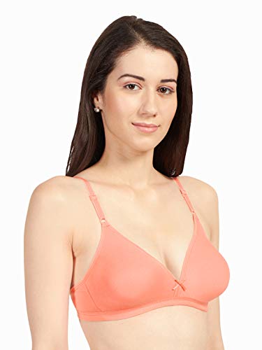 Image of SONARI Omania Womens Non-Padded Cotton Polyester Bras - Solid, Non-Wired, Medium Coverage, Hand Washable (Pack of 2)