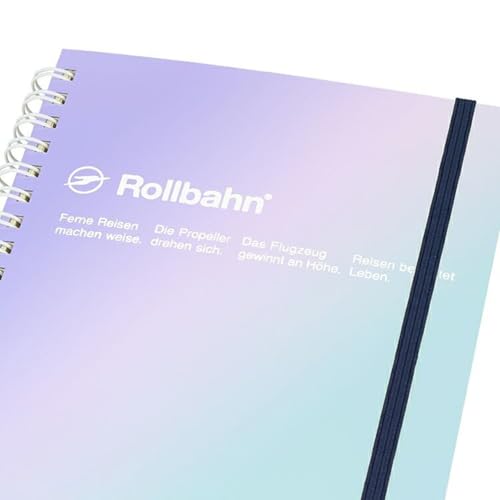 Cahier Rollbahn Delfonics Or carnet de notes quadrillé à spirale - 4