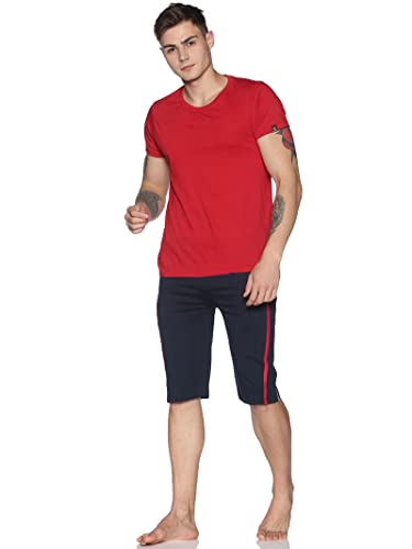 Image of Dollar Men's Casual Cotton Capri 3 /4th Shorts (Pack of 1)