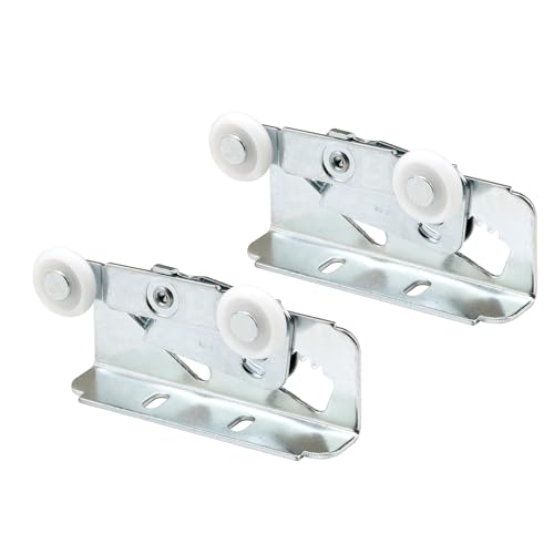 Prime-Line N 6531 Twin Pocket Door Roller Top Mount (2 Pack)
