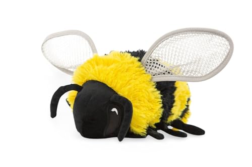 IKEA Plüschtier SKOGSDUVA Stofftier-Hummel schwarz-gelb in 21 cm, 8 cm oder als Set - maschinenwaschbar (21 cm + 8 cm)