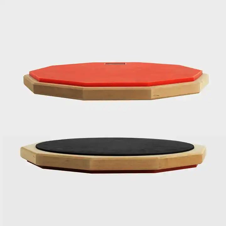 Image of Softline Pro SP-DPPK-Kit 12 inch & 10 Corners Dumbed Drum Practice Pad Kit, Double Side with Stand & Bag (SP-DPPK-43-KIT-OG)