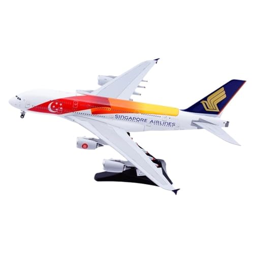 Modèle d'avion Miniature A380 Singapore Airlines 1:200 pour salon et bureau