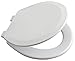 Toilet Seat, Round, Closed Front, 16-1/4