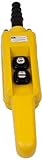 KH Industries CPE02-C00-000A 2 Push Buttons Pendant Control Switch with Pistol Grip, 2-Single Speed