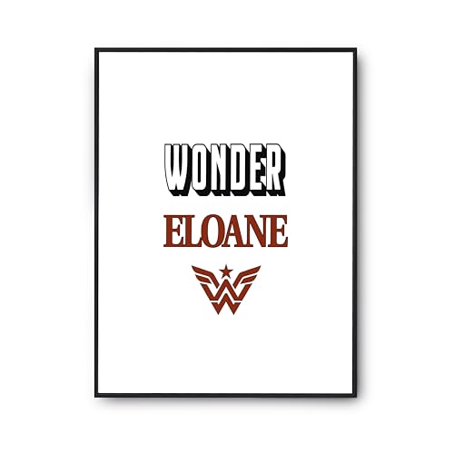 Affiche Wonder Eloane - Finis les murs vides grâce à ce poster humour Otshirt