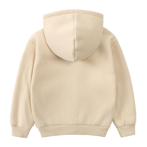 Girls Boys Soft Brushed Fleece Pullover Hoodie Kids Casual Athletic Pockets Hooded Sweatshirt 1-10 Years3