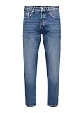 Photo Gallery only & sons onsyoke tape one mdb 9360 dot dnm noos jeans, media blu denim, 28w x 34l uomo Photo Gallery only & sons onsyoke tape one mdb 9360 dot dnm noos jeans, media blu denim, 28w x 34l uomo