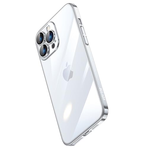 Coque transparente iPhone 15 Pro : le design d'origine préservé au quotidien avec style argent
