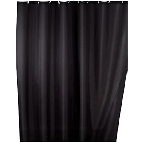 WENKO Rideau de douche noir Cover