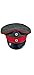 Generic Ww1 German Crusher Cap Customize Piping Colour Style and Cap Colours Replica Green, Large