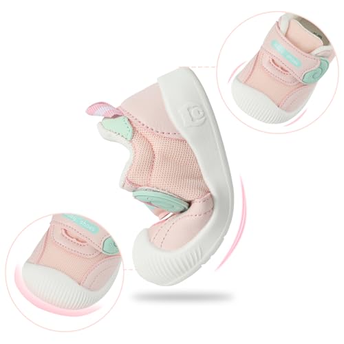 Image of Baby Shoes Boys Girls First Walkers Cute Animals Toddler Sneakers Prewalkers Rubber Sole