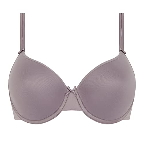 Image of Chantelle Women's Basic Invisible Smooth Custom Fit Bra, Moon Grey, 34A