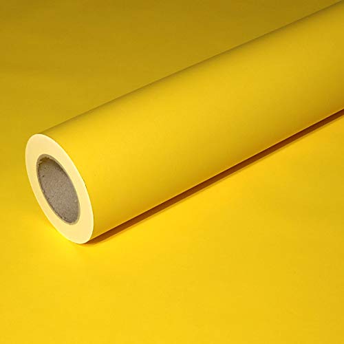 50m x 1,00m JUNOPAX® Geschenkpapier sonnen-gelb Cover