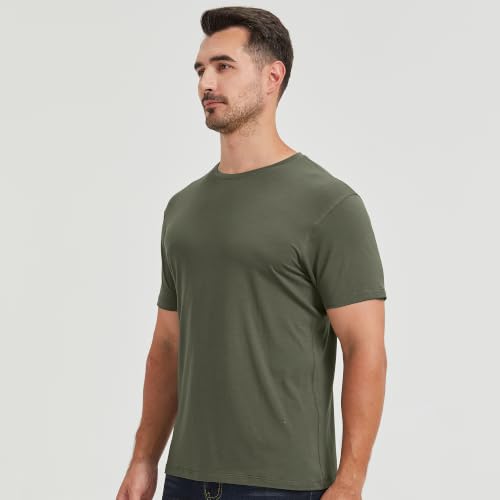 Image of netdraw Men's Ultra Soft Bamboo Viscose Cotton T-Shirt S-3XL