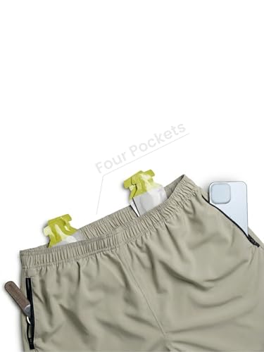 Image of Men's Performance Shorts with Built-in Brief | Quick-Dry, Lightweight Athletic Shorts for Running, Gym, Cycling & Crossfit