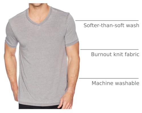 Image of Lucky Brand Men's Venice Burnout V Neck Tee