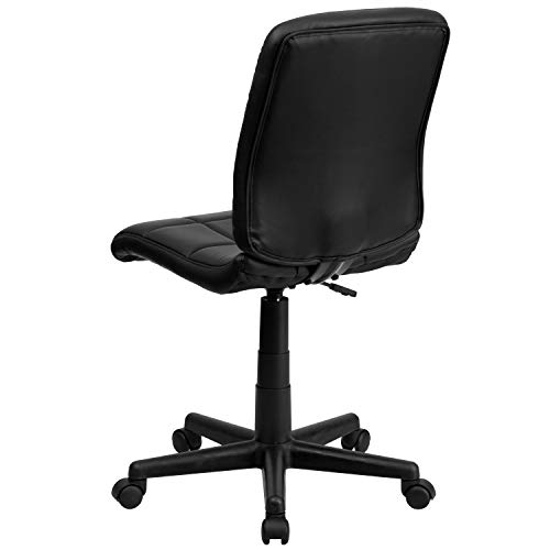 Flash Furniture Mid-Back Black Quilted Vinyl Swivel Task Office Chair #TOP6