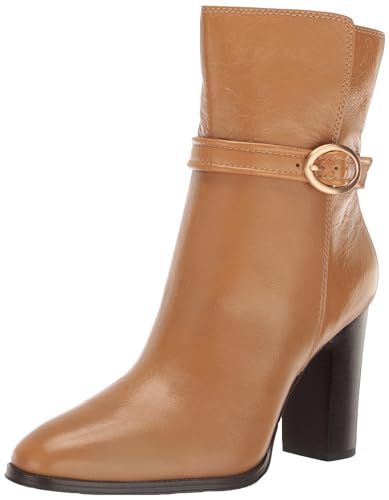 Franco Sarto Women's Informa Wren Buckle Detail Heeled Booties Ankle Boot