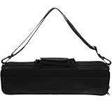 Joinpaya Bolsa De Flauta Negra Impermeable De 15.4 Pulgadas Bolsa De Almacenamiento Para Flauta Travesera Con DiseñO Resistente Para ProteccióN De Instrumentos Musicales