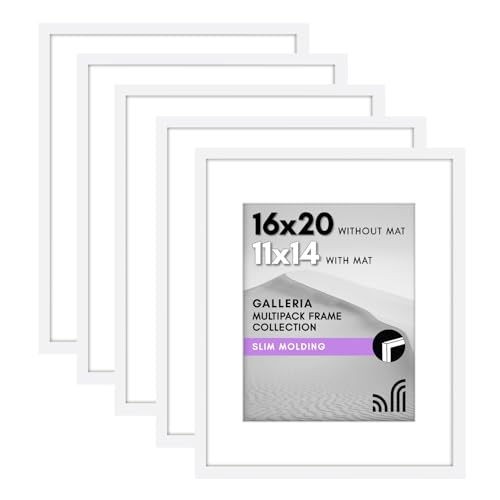 Americanflat 16x20 Picture Frame with Polished Plexiglass - Set of