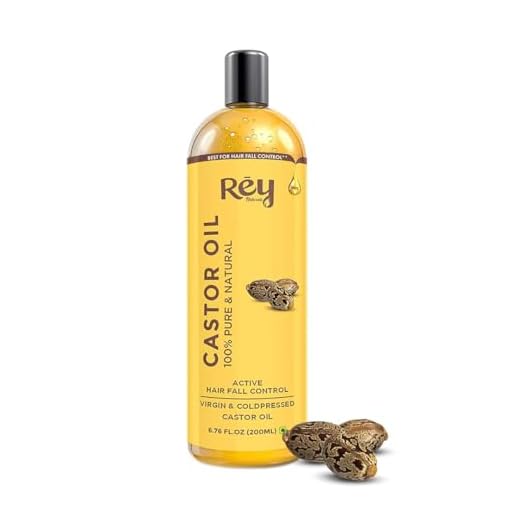 Rey Naturals Cold Pressed Castor Oil, 200ml