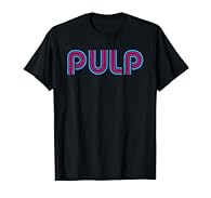 Pulp design. Do you remember the first time? Beautiful, stylish PULP refined retro design with repeating band shapes in cyan and magenta. Great for a friend or loved one who loves Britpop music, Sheffield England, UK Alternative Rock, Art Rock, Indie...