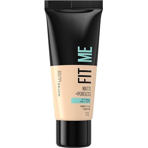 Maybelline Fit Me Foundation, Matte and Poreless Cover