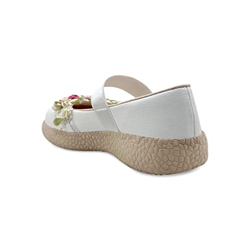 Image of KazarMax Kids Girls Floral Ballet Flat Ballerina