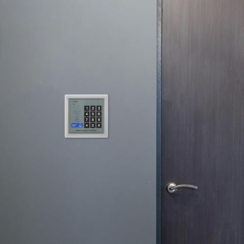 Cerradura de puerta sin llave con teclado para oficinas y edificios 7