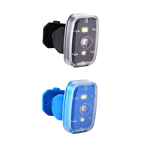 FOYTOKI 2 Pack Rechargeable Mini Bike Flashlight Accessories Strobe Lights Outdoor Safety Supplies Random