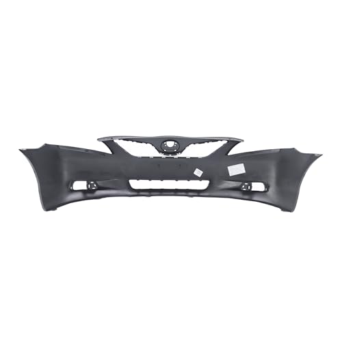 Image of FitParts Compatible with Toyota Camry 2007-2009 Front Bumper Cover | Primed, With Fog Light Holes, Without Parking Sensor Holes, Sedan, Hybrid, Ready to Paint, OEM 5211906919, TO1000329