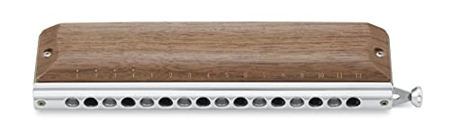 Suzuki Chromatic Harmonica Sirius 16 holes Wooden Cover Model S-64CW Long Stroke