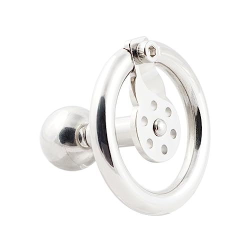 JEFISRY Male metal chastity lock Negative solid steel ball post inverted penis cage for SM Penis Exercise Sex Toys J11155 55mm