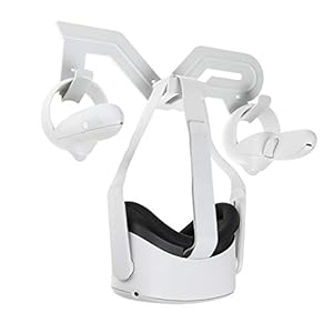 NEWZEROL Muurbevestiging Headset Houder en Controller Mount Station Compatibel voor Quest 2/Quest/Rift S/Ventiel index…