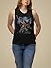 Masters of The Universe Battlecat Charge Womens Sleeveless Muscle Tank Top Vintage Style Graphic Tees Charcoal