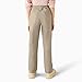 Dickies Kids Girls 2-6X Stretch Slim Straight Pant, Desert Sand, 6