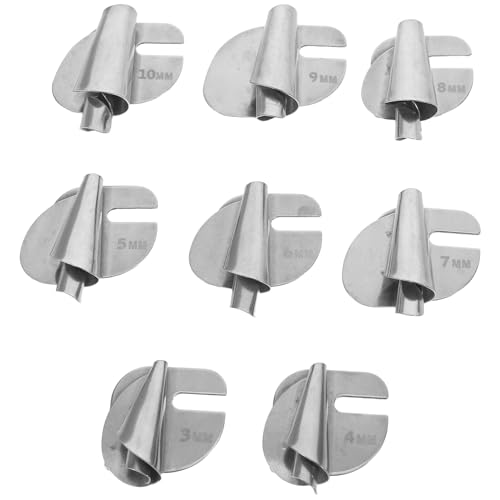 Set 8 Pies Prensatelas Rolled Hemmer Acero Inoxidable