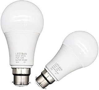 Chicaya Bayonet Cap Light Bulb 12W 1180LM (100W Equivalency) LED Bulb B22 Warm White 3000K, 2-Pack (2 Pack)