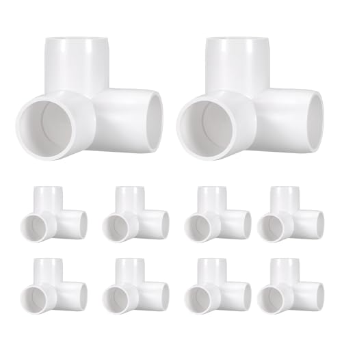 DTGN 10Pcs Raccord coude PVC 1/2" grade mobilier
