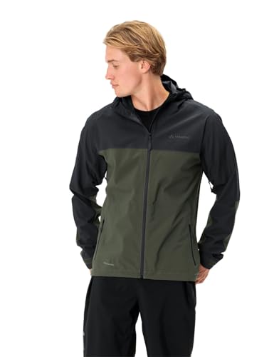 VAUDE Moab Regenjacke für Herren – Wasserdicht, dampfdurchlässig, winddicht, Fahrradjacke mit 2,5 Lagen… – Ansicht 4