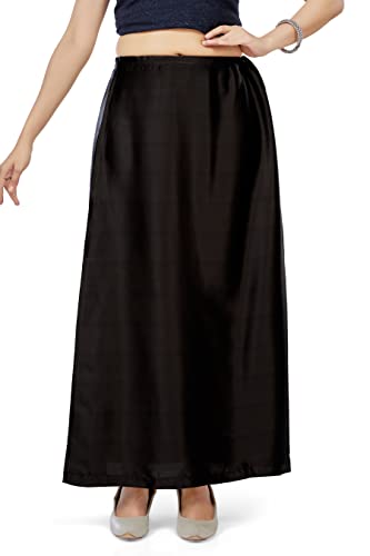Image of Madhu Fashion Women's Satin Saree Petticoat Saree Underskirt