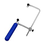 Juweliersäge: einstellbar zum fixieren verschiedener klingenlängen, mit 10 zusätzlichen stahldrähten zum freien wechseln, juwelierrahmen