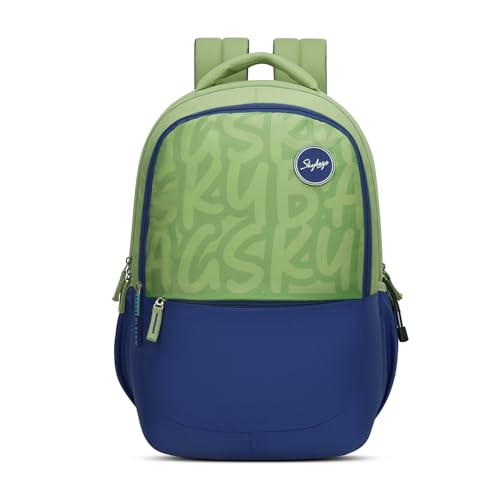 Image of Skybags Klan Plus 37L Casual Backpack for Boys & Girls with 3 Compartments & Adjustable Shoulder Strap | Quick Access Front Pocket | Pencil Pouch | Perfect for School & Travel- Unisex