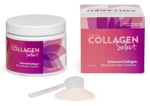 Collagen Select - Potenciador de belleza antienvejecimiento elimina las arrugas para una piel saludable y joven de la cara Hermoso cabello y uñas Colágeno bebible (30 porciones)