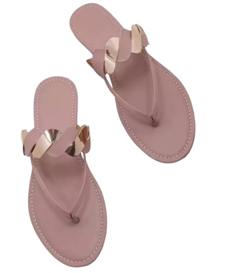 Fashion Sandal for Girls and Women | Flat Sandal for women & Girls | Stylish Sandal for Women & Girls (Peach, UK Footwear Size System, Adult, Women, Numeric, Medium, 8) (B0DD3QM3TC) Amazon Price History, Amazon Price Tracker