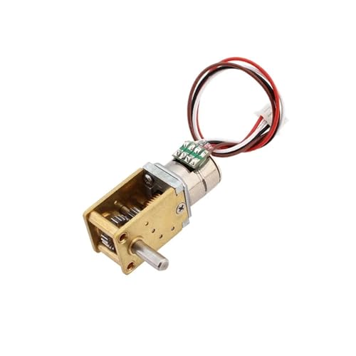 10MM 7-Type Speed Reduction Stepper electronic starter DC 5V 2-Phase 4-Wire Full Metal Gearbox Worm Gear Stepping E Ratio 302