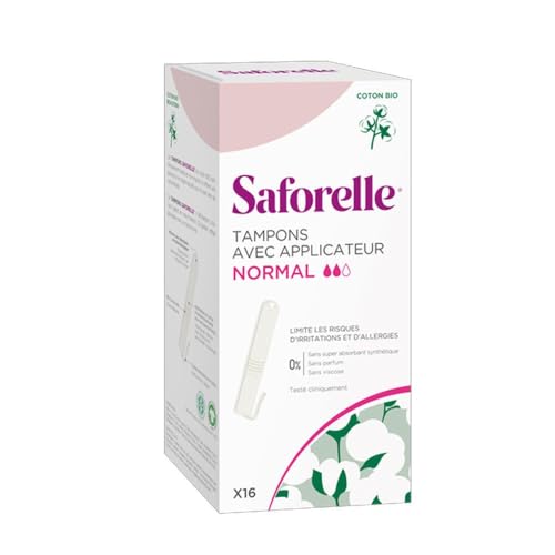 Saforelle Coton Protect 16 Tampons avec Applicateurs Normal