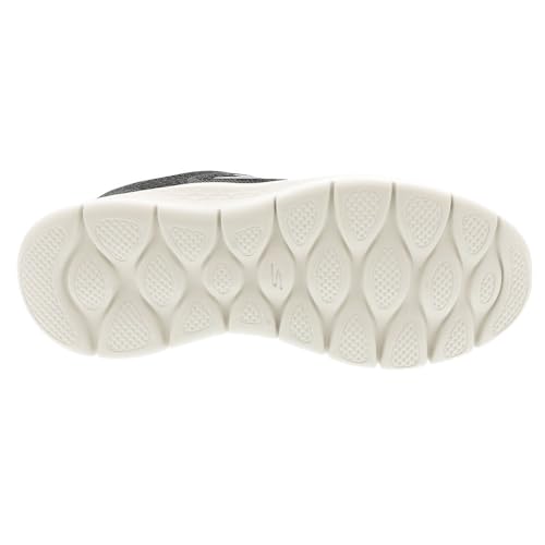 Skechers Women's Go Walk Flex Kali Sneaker, Black/Lavender, 5.5